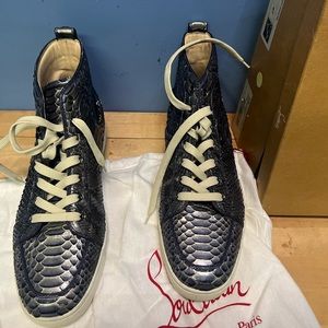 Christian Louboutin Black and White Sneakers